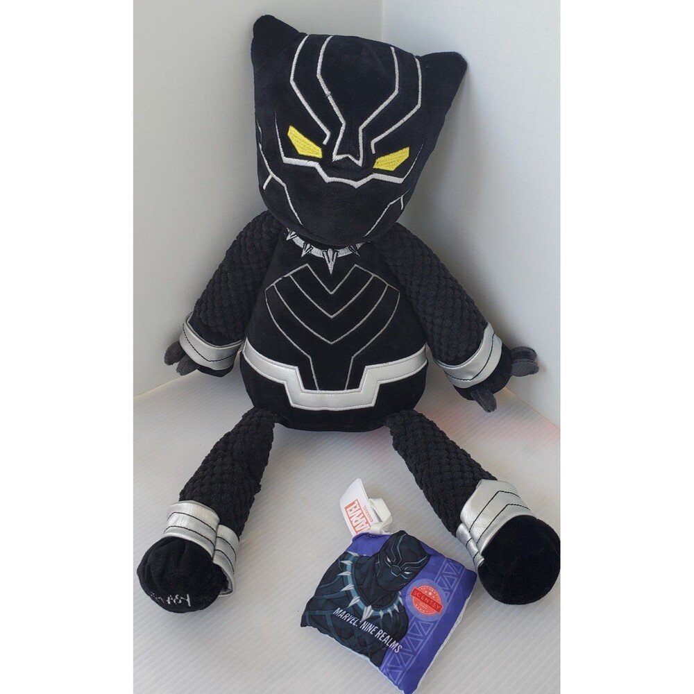 Black Panther Authentic Scentsy Buddy Plush Marvel Superhero Kids Lovey Toy